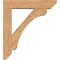 Ekena Millwork Legacy Slat Smooth Bracket w/ Offset Brace, Western Red Cedar, 7 1/2"W x 36"D x 40"H BKT0806X36X40LEC06SWR - alternate 2
